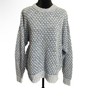 Cape Isle Knitters Vintage Chunky Knit Sweater Textured